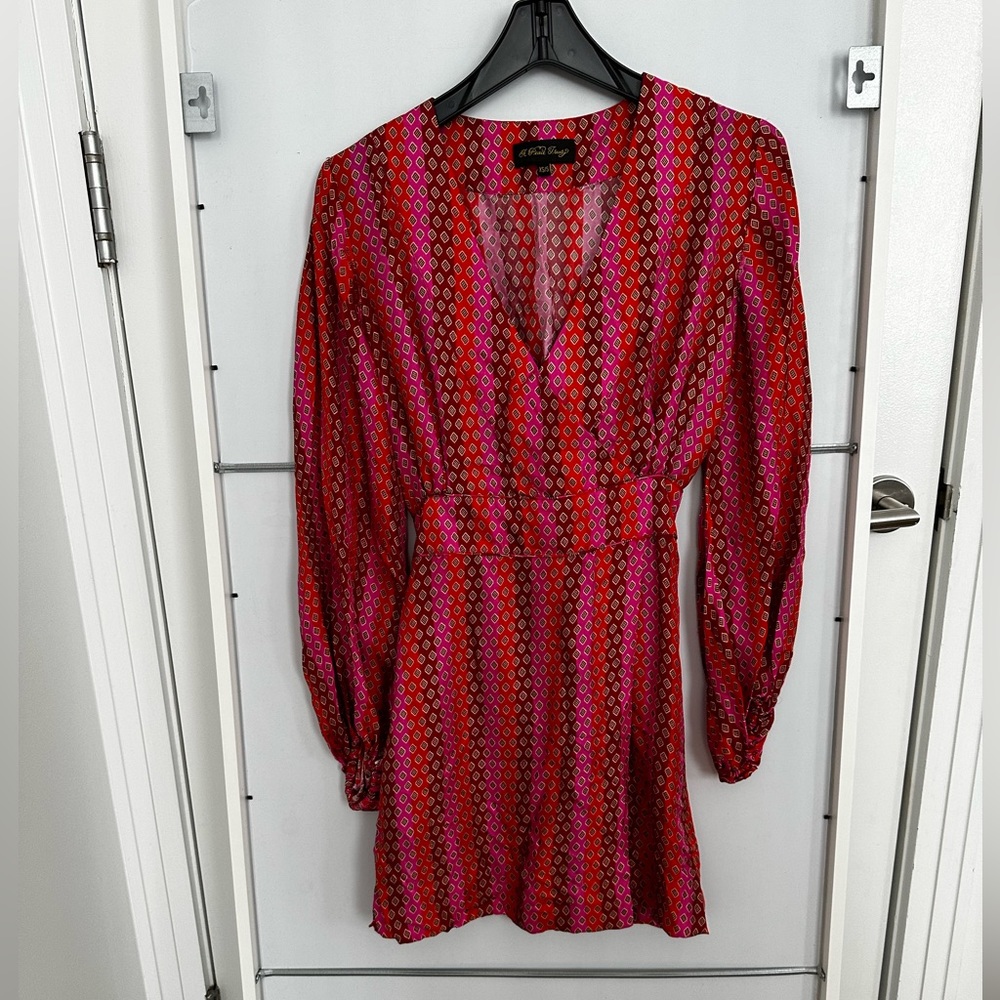 Dress. Size XS/S. Color red/pink